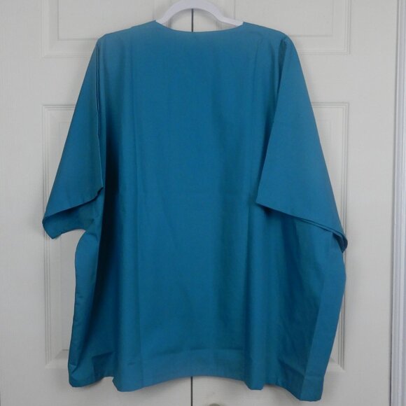 AMS Medical Uniform Scrubs Style 100 Teal Size 5XL Left Side Chest Pocket (U016) - Picture 9 of 9